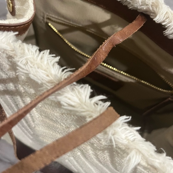 MISSONI Chevron-pattern small cotton-blend tote bag purse luxury vacation - Picture 14 of 16